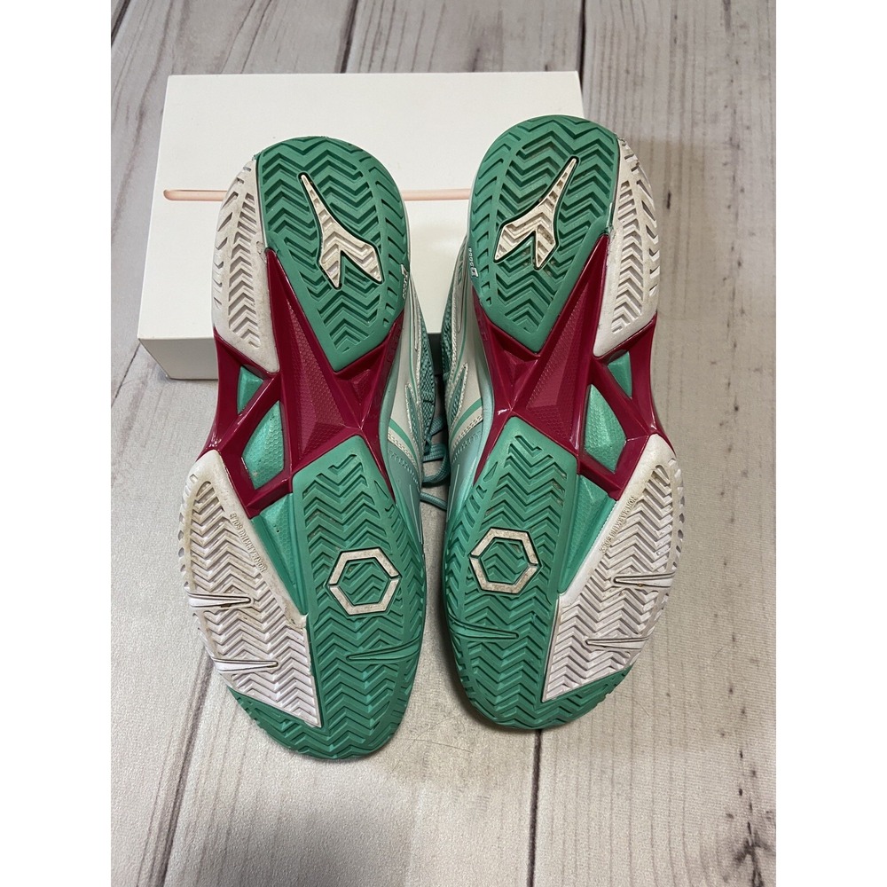 Diadora Speed Pro Evo II Shoes Womens 9 Aqua White Ortholite Running Sneaker - Picture 9 of 11